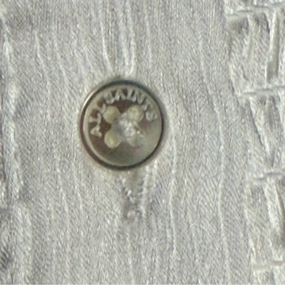 All Saints White Button Down Shirt - Picture 12 of 13